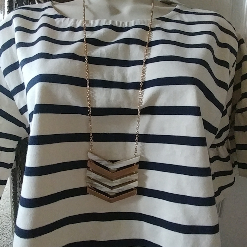 Noonday Collection Golden Arrows Necklace